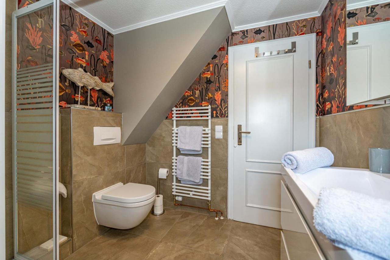 Gemuetliche Wohnung Unter Reet Mit Pool Und Sauna In ไคทุม ภายนอก รูปภาพ